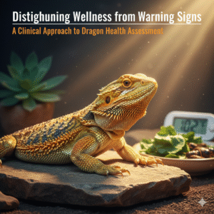 healthy bearded dragon vs unhealthy